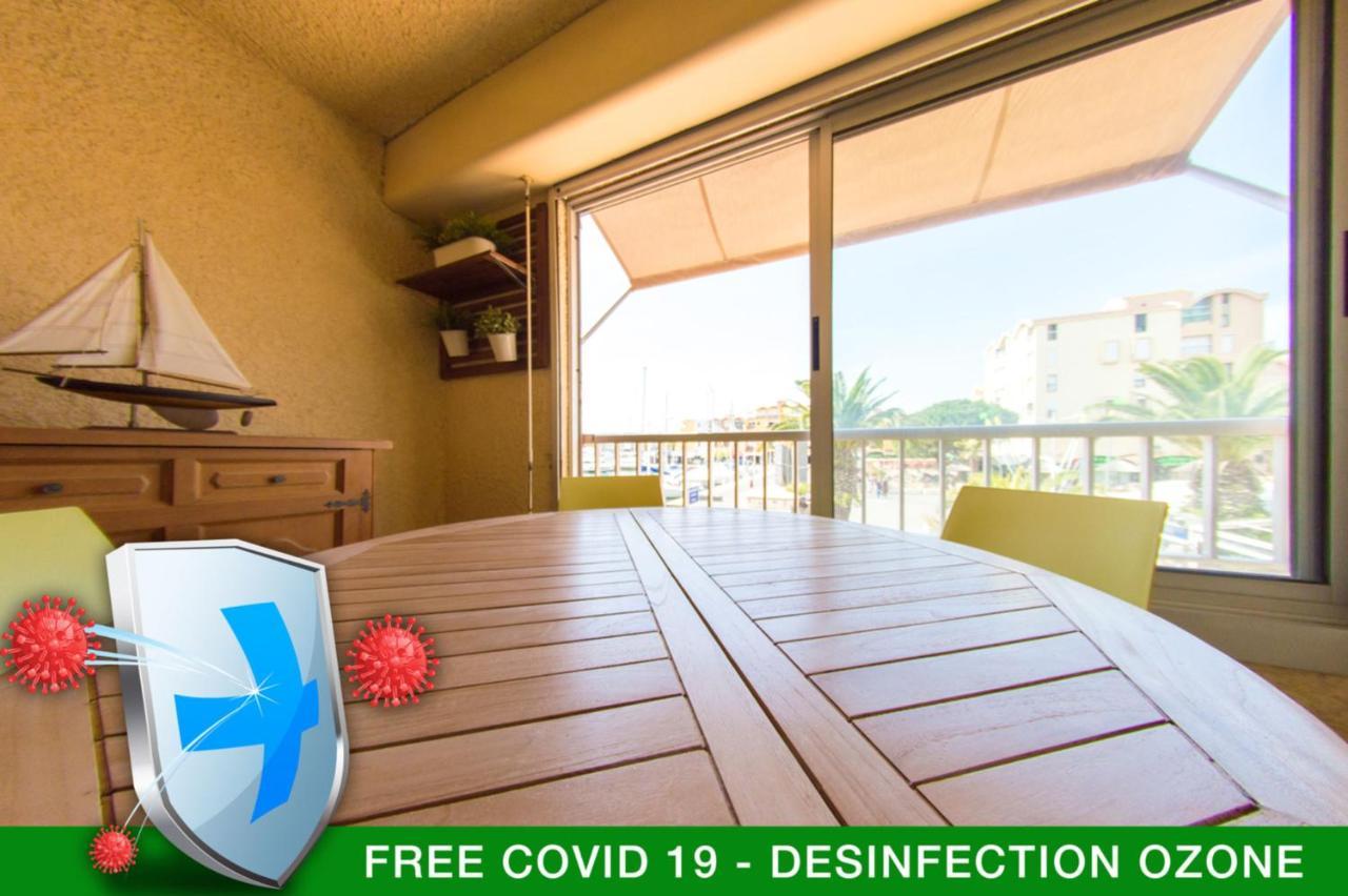 Retromirabeau "Cote Mer" - 29M2 - Lumineux - Terrasse Loggia - Vue Marina - Parking Securise - 2 A 3 Pers - Emplacement Top - Cheques Vacances Connect Gruissan Exterior photo