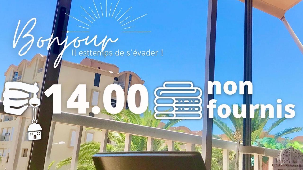 Retromirabeau "Cote Mer" - 29M2 - Lumineux - Terrasse Loggia - Vue Marina - Parking Securise - 2 A 3 Pers - Emplacement Top - Cheques Vacances Connect Gruissan Exterior photo